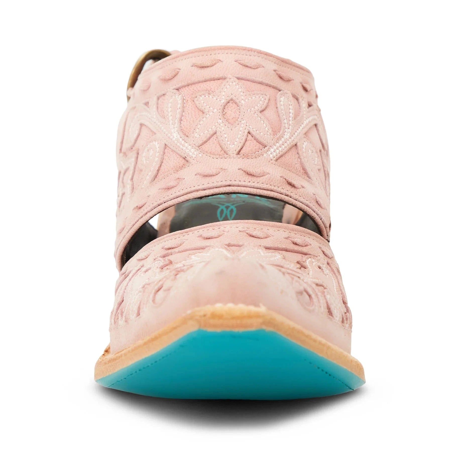 Robin Mule Blush PS2 floral cut-out shoe