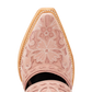 Robin Mule blush embroidered boot