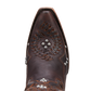 Cossette Cognac Leather Cowboy Boot