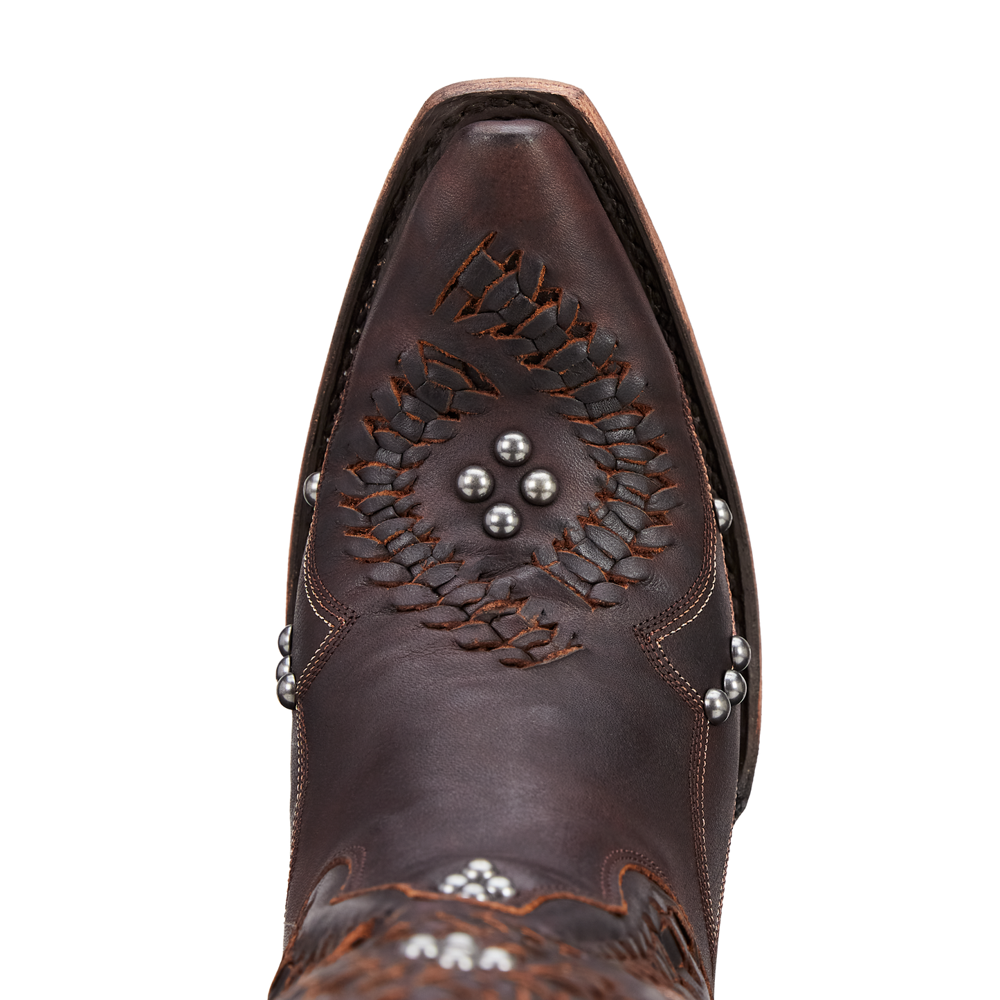 Cossette Cognac Leather Cowboy Boot