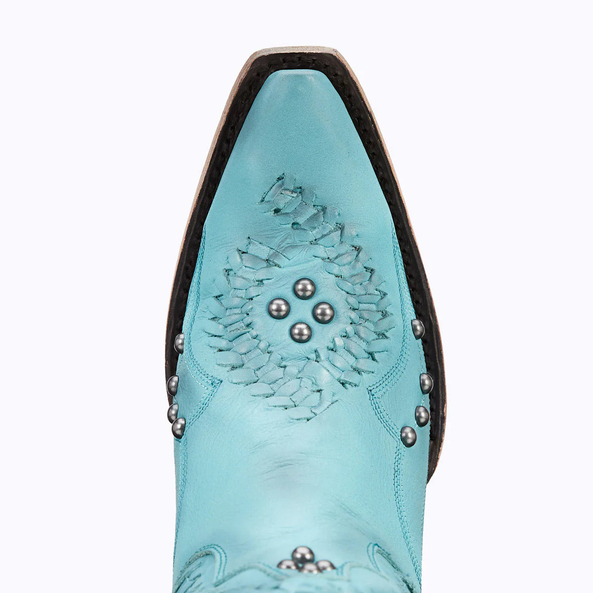 Turquoise Cossette Blaze Cowboy Boot Detail