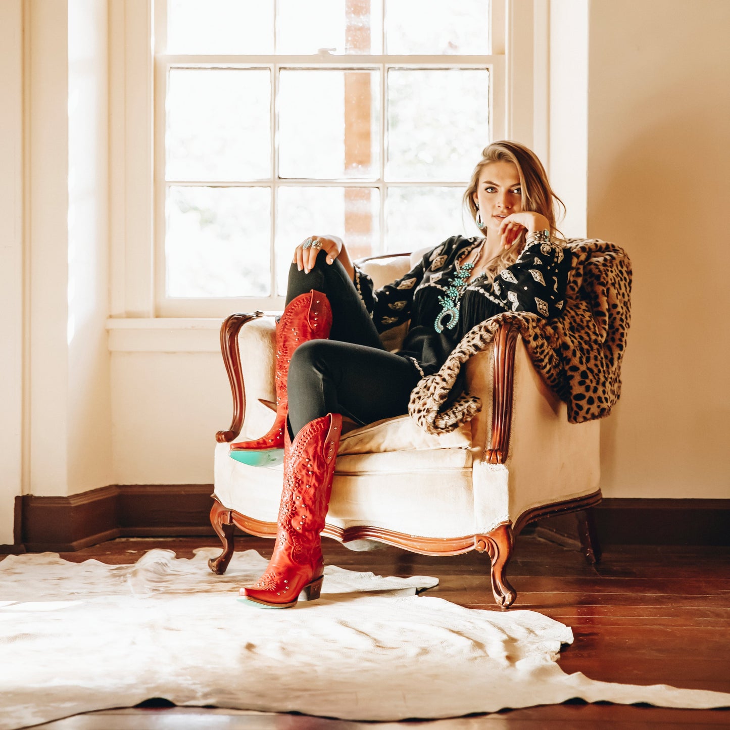 Cossette Boot - Smoldering Ruby