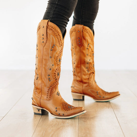 Cossette Saddle LS6 Leather Cowboy Boots