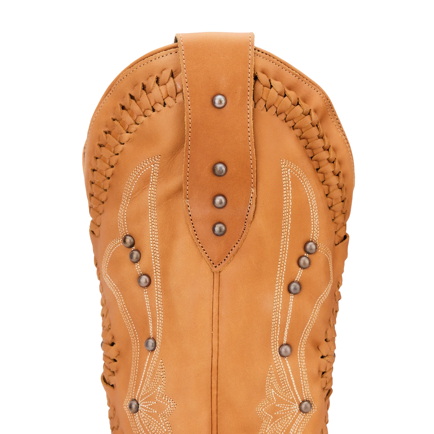 Cossette Saddle boot detail with studs