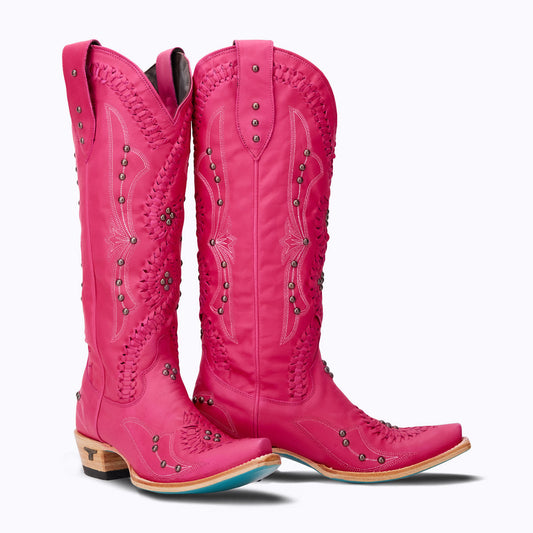 Hot pink Cossette cowboy boots