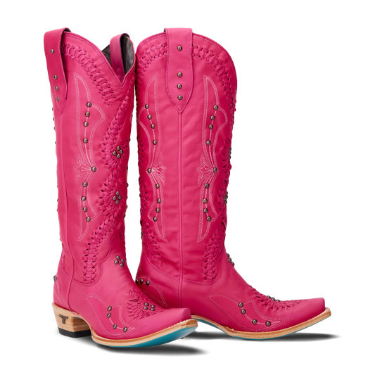 Hot pink Cossette cowboy boots