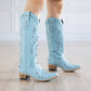Cossette Boot - Powder Blue