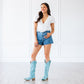 Cossette Boot - Powder Blue