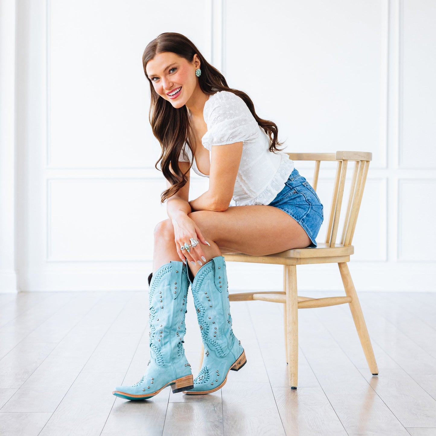 Cossette Boot - Powder Blue
