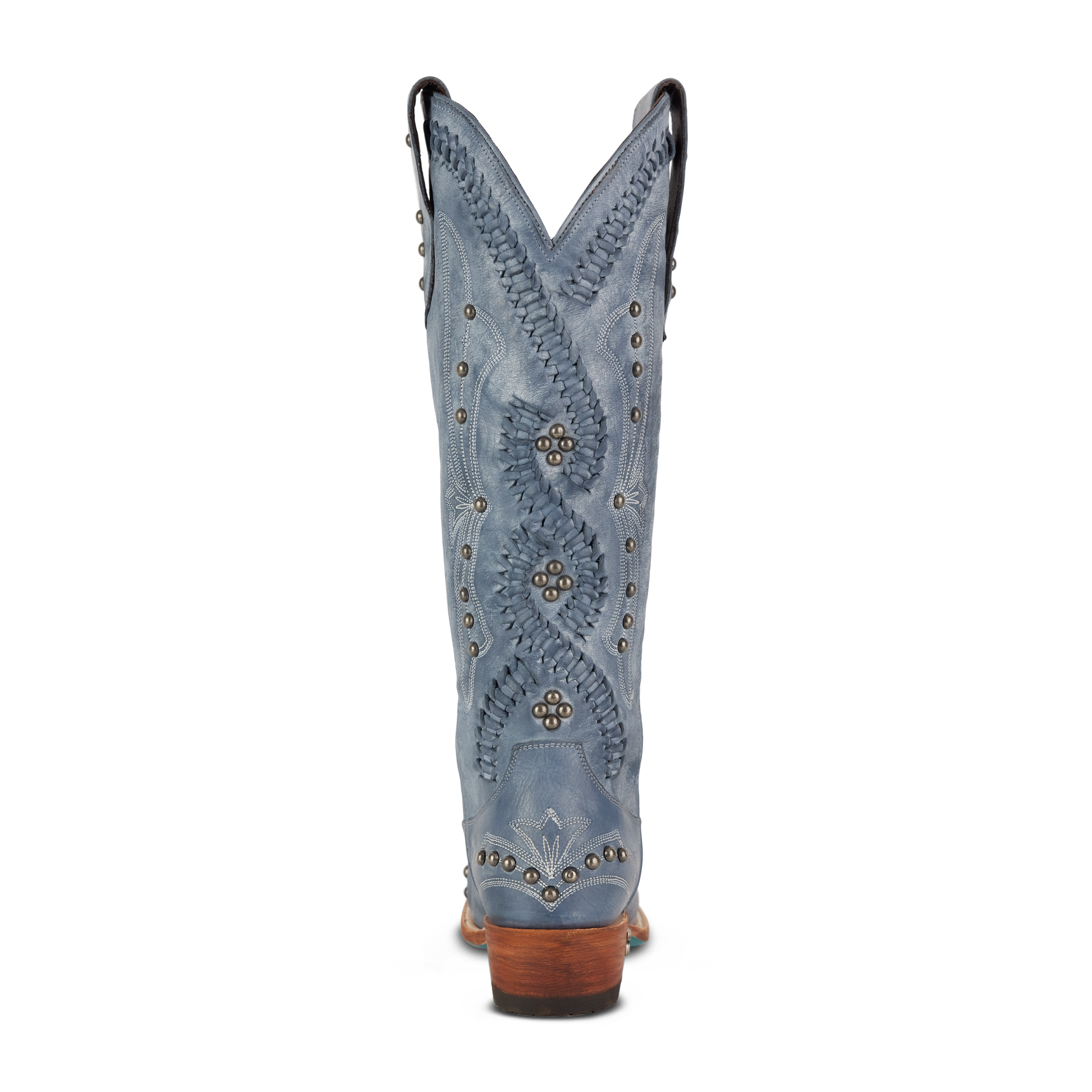 Cossette washed denim cowboy boot