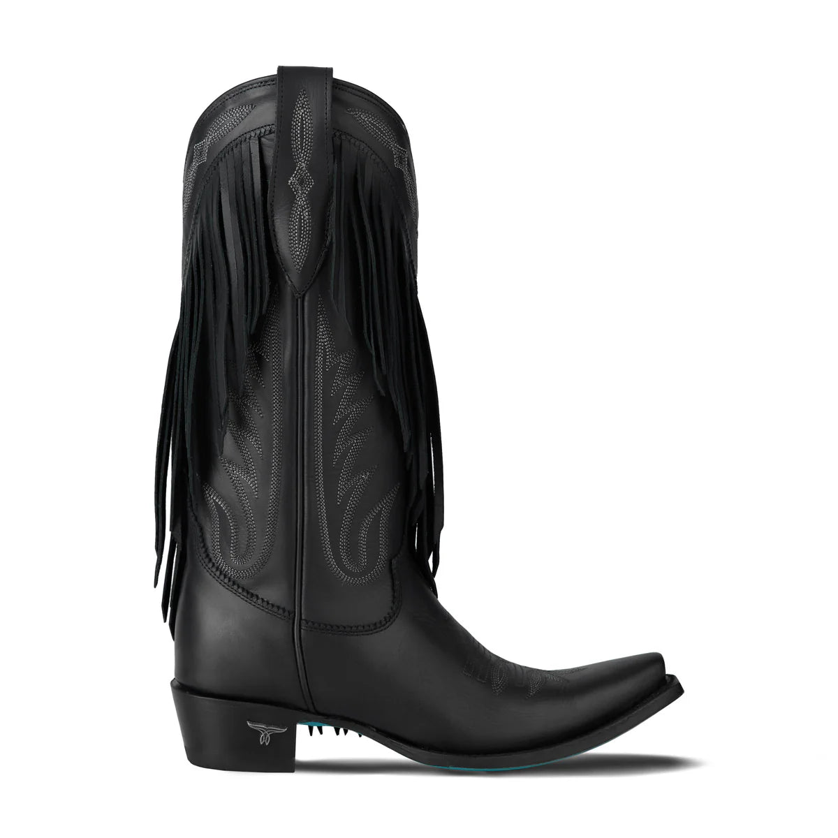Senita Falls Jet Black PS4 Cowboy Boot