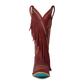 Smoldering Ruby Senita Falls Fringe Boots