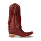 Smoldering Ruby Senita Falls fringed cowboy boot