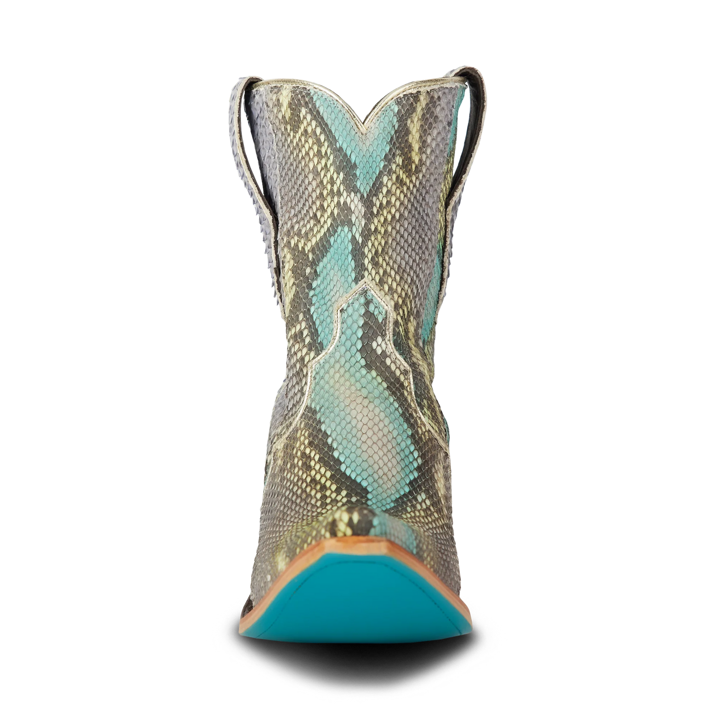 Vickson Exotic Bootie - Blue Watercolor by Lane | Bourbon Cowgirl