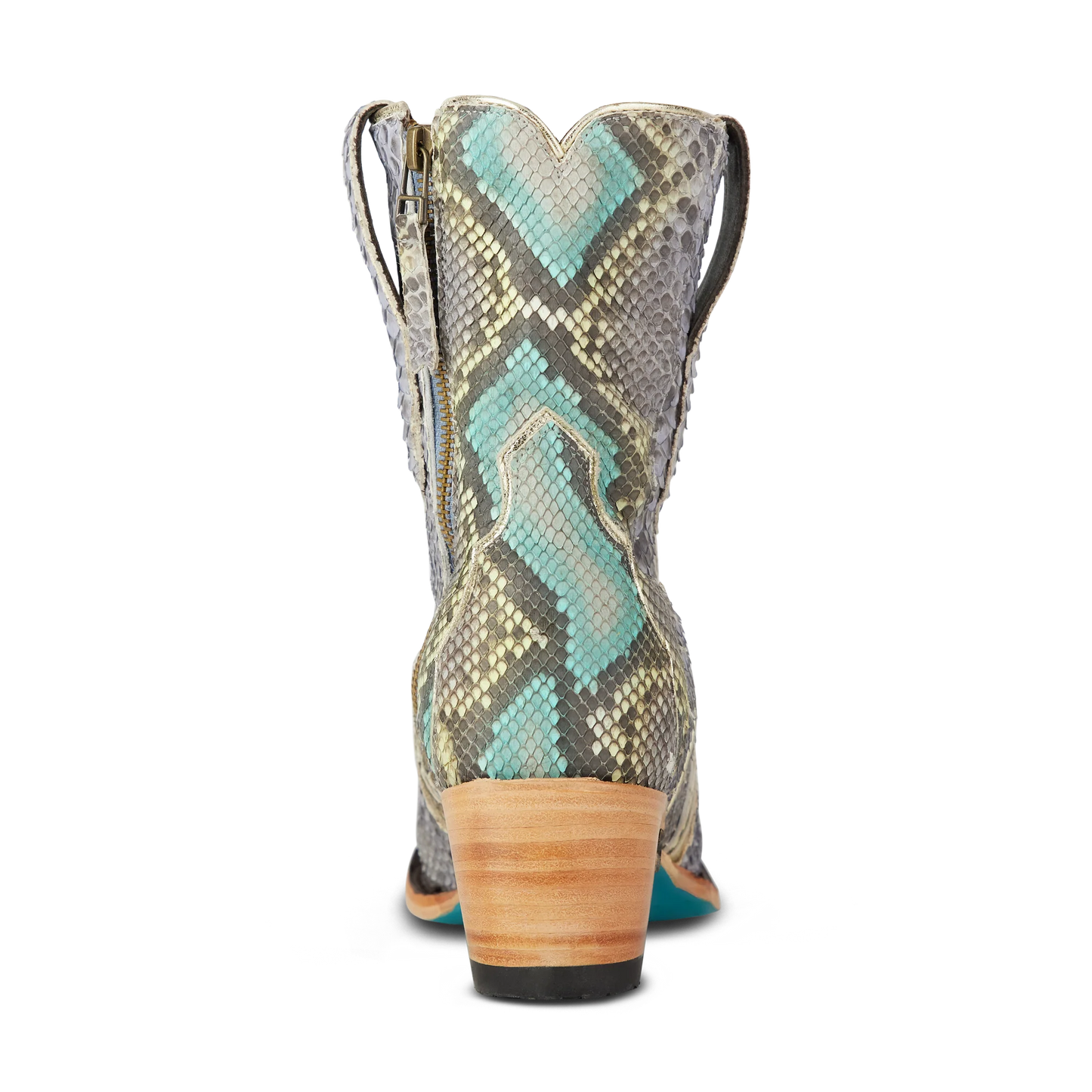 Vickson Exotic Bootie - Blue Watercolor by Lane | Bourbon Cowgirl