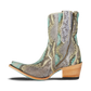Vickson Exotic Bootie - Blue Watercolor by Lane | Bourbon Cowgirl
