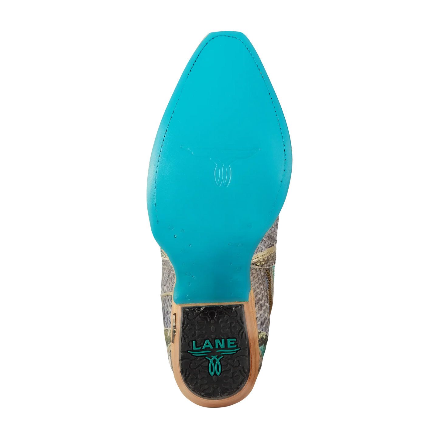 Vickson Exotic Bootie - Blue Watercolor by Lane | Bourbon Cowgirl