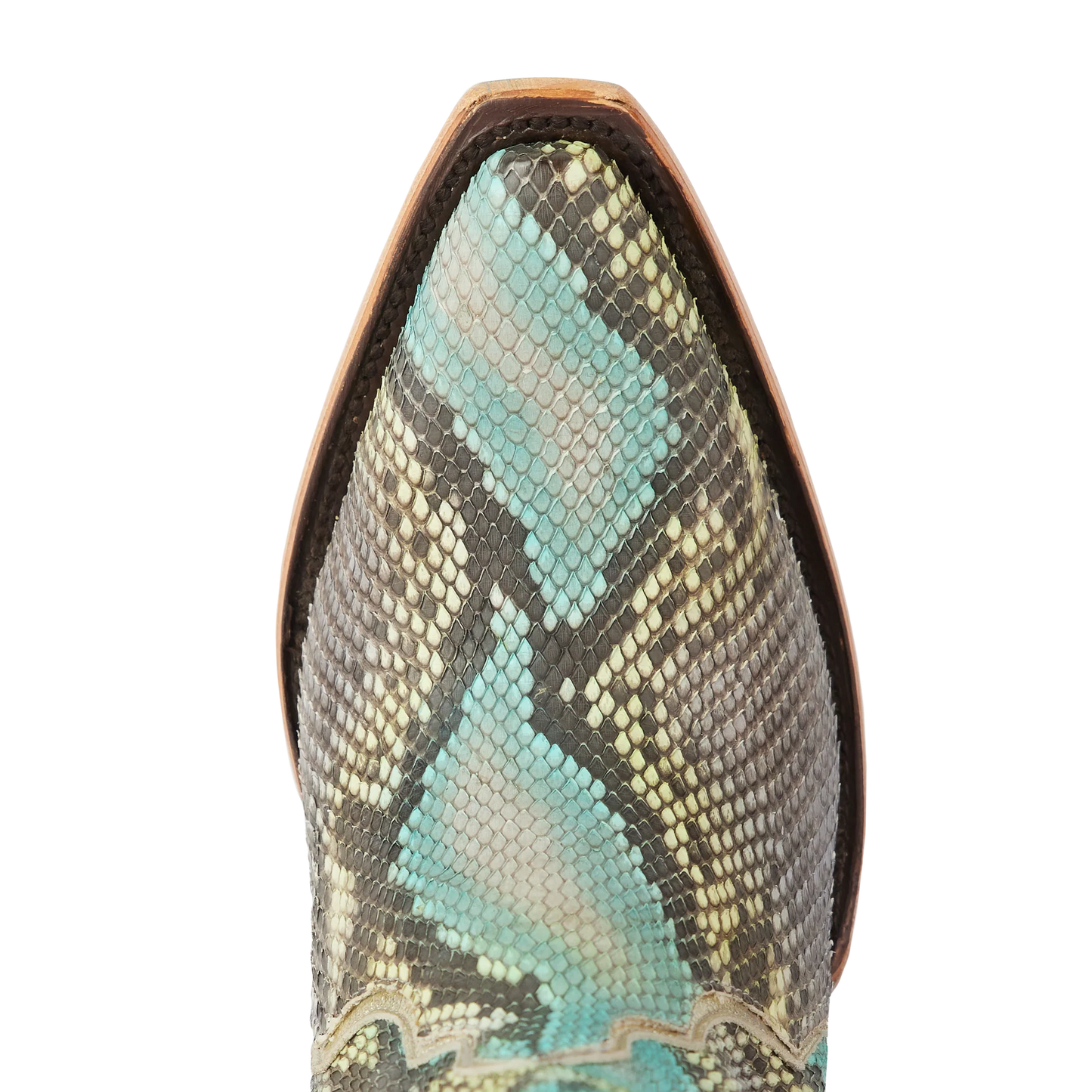 Vickson Exotic Bootie - Blue Watercolor by Lane | Bourbon Cowgirl