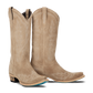 Lexington Latte Suede Cowboy Boots