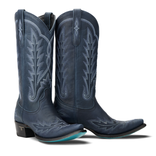 Lexington Midnight Navy Cowboy Boots