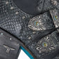 Black Mamba Showdown Bootie with Silver Buckles