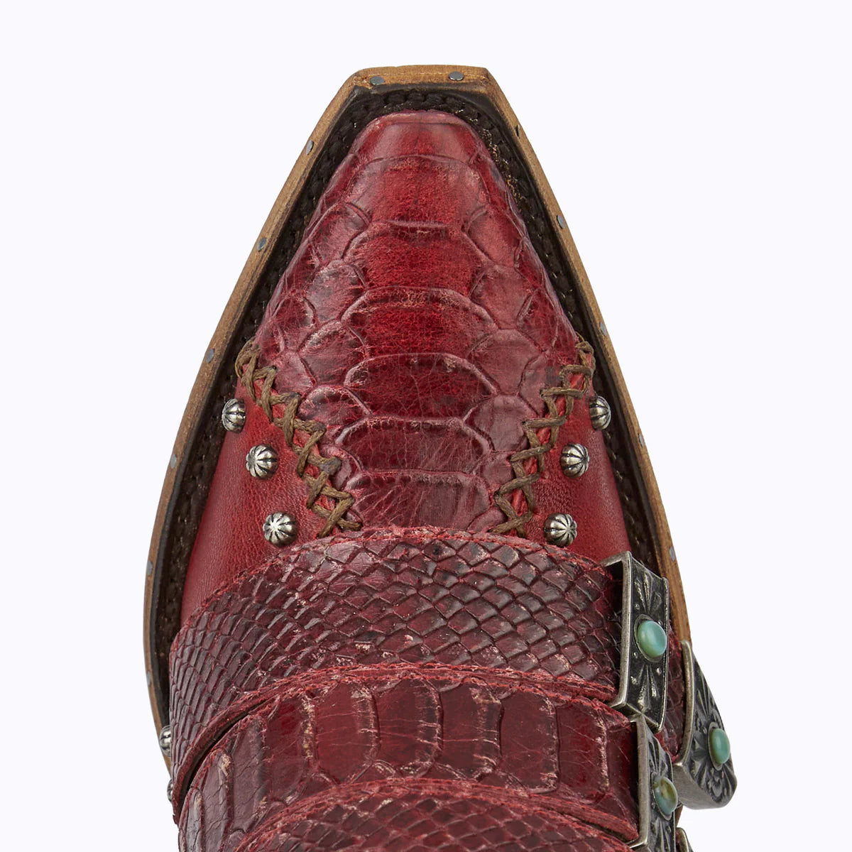 Showdown Bootie Smoldering Ruby Leather Boot