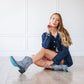 Lexington Bootie - Washed Denim