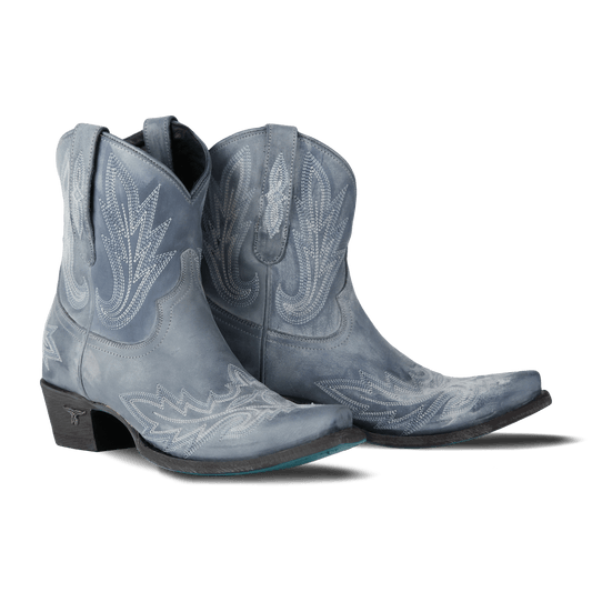 Washed denim Lexington bootie