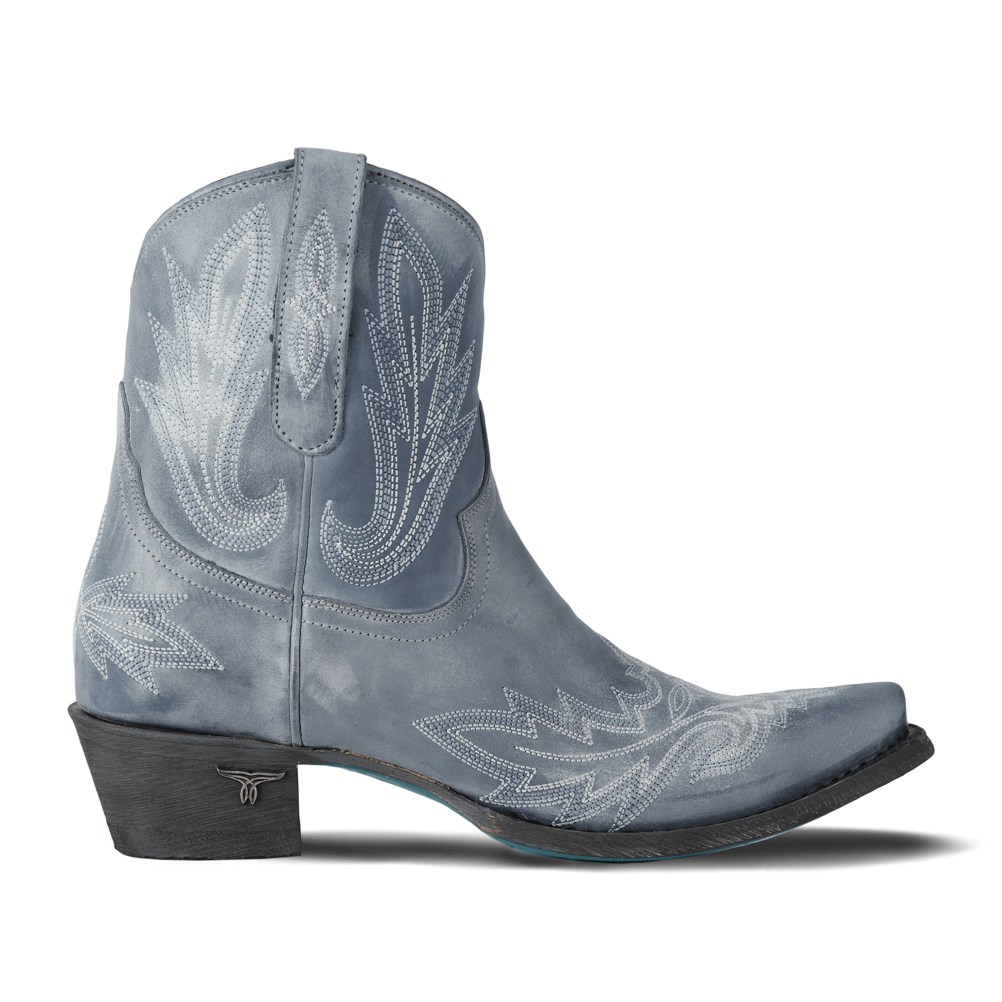 Lexington Bootie in Washed Denim