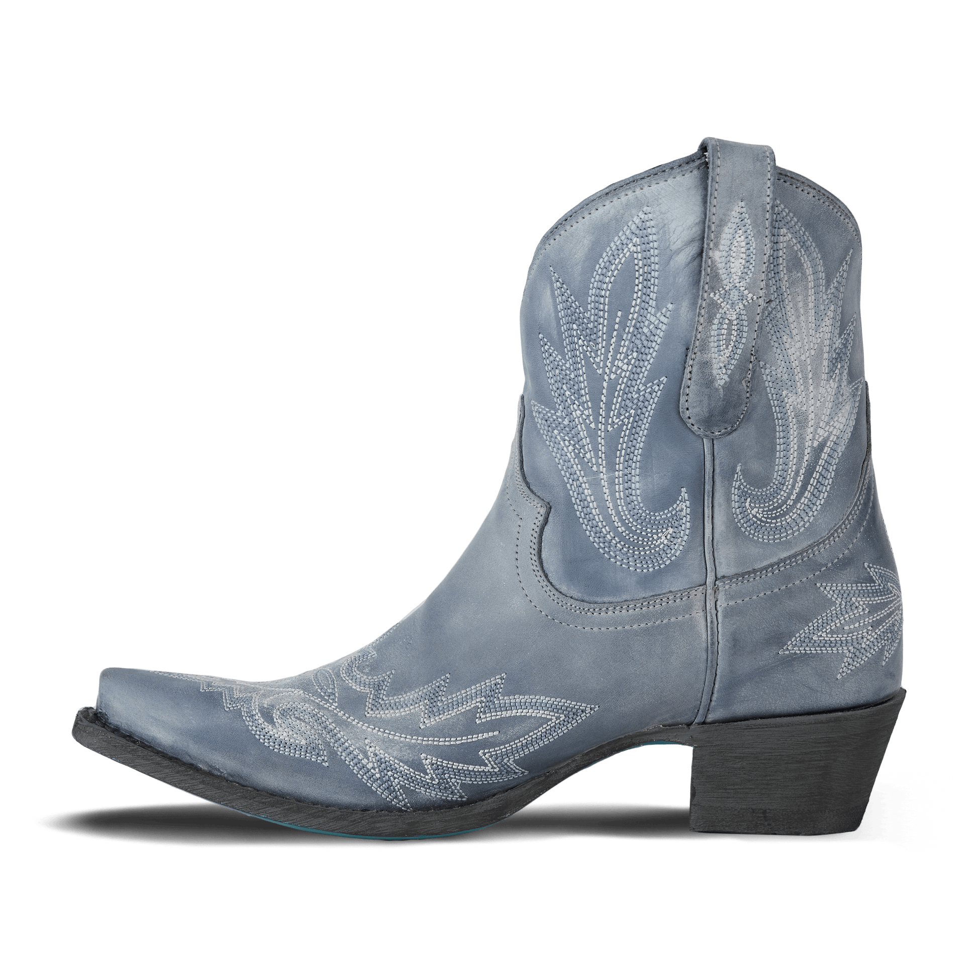 Lexington Bootie in Washed Denim