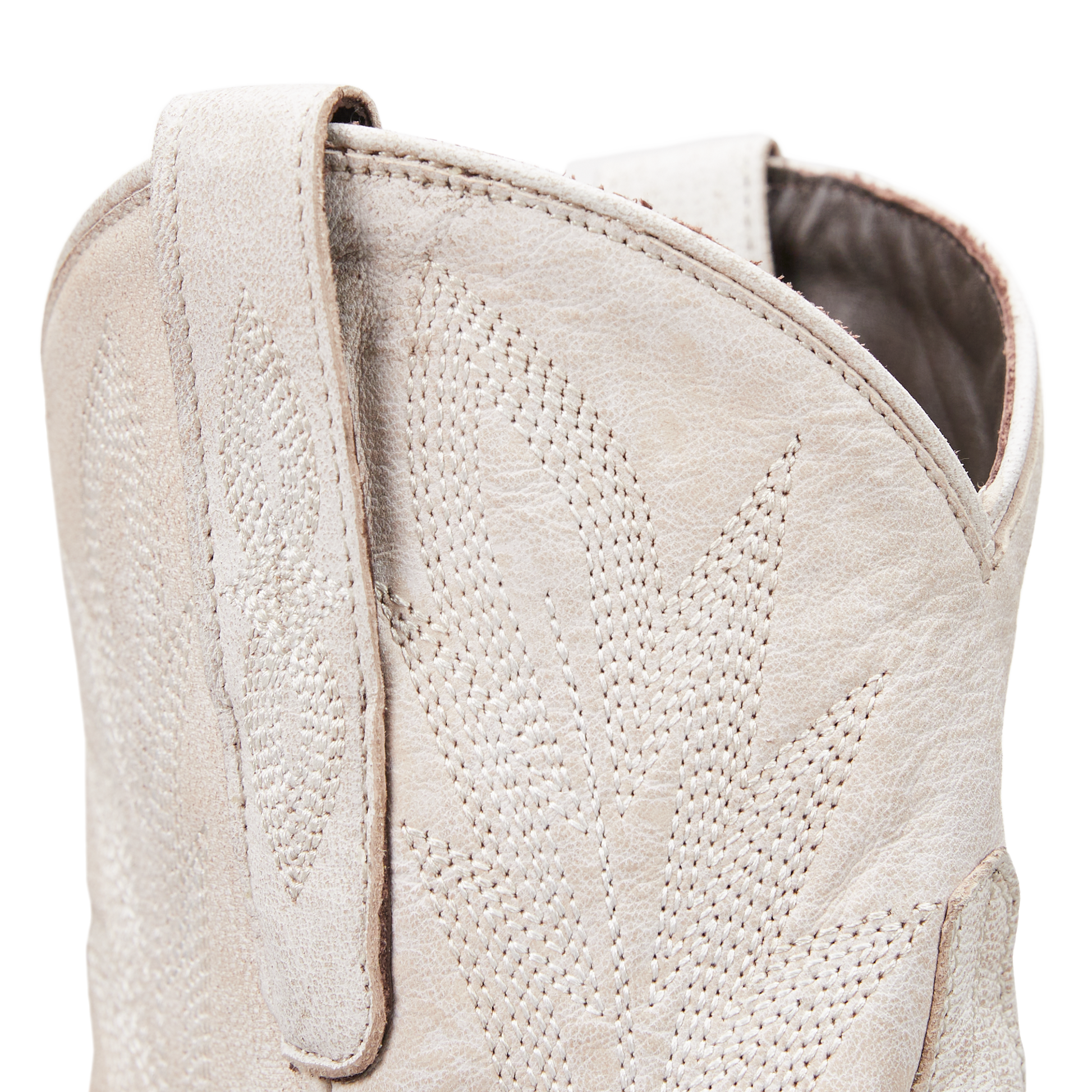 Lexington Bootie in Ceramic Crackle leather, close-up