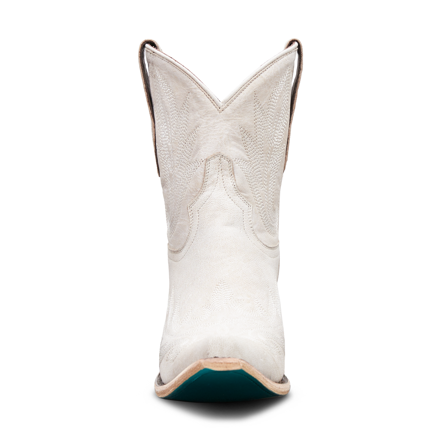 White Lexington Bootie - Ceramic Crackle