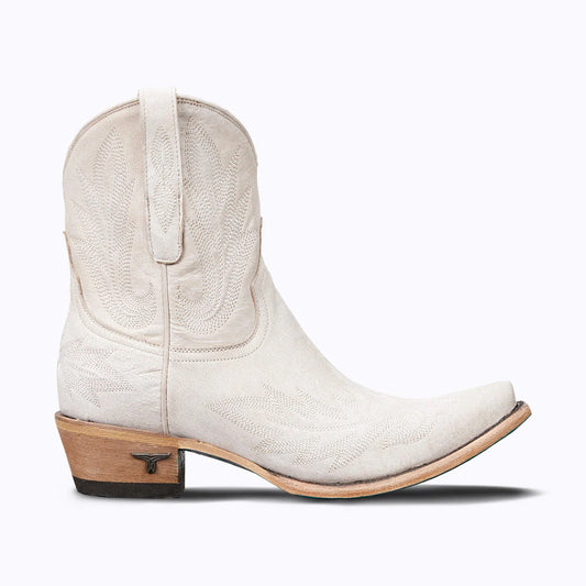 Lexington Bootie by Lane Boots, Ceramic Crackle Western Boots| Bourbon Cowgirl