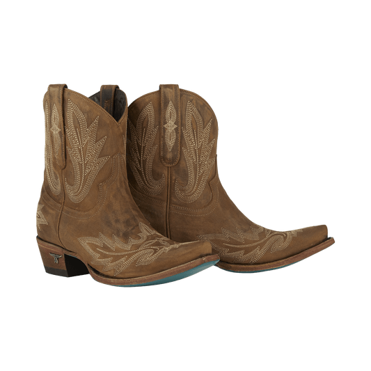 Burnt caramel Lexington bootie