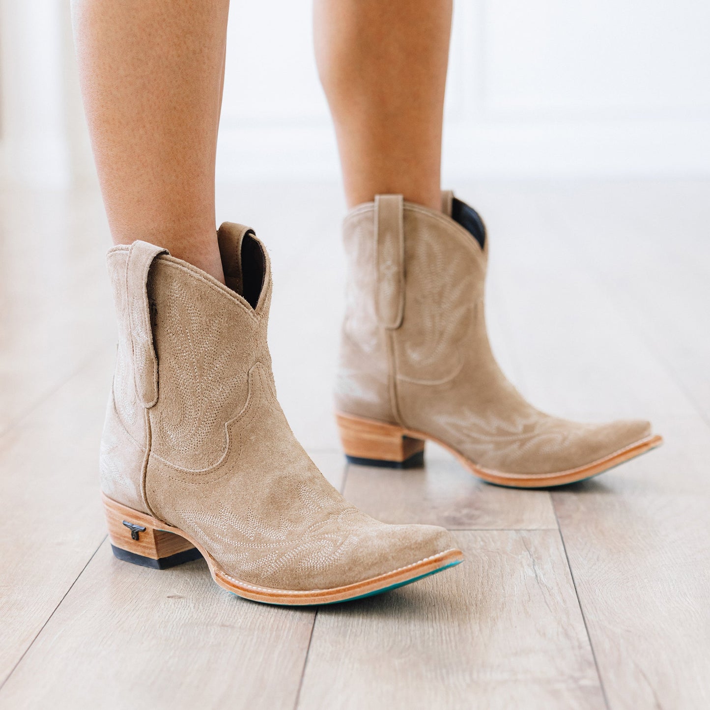Lexington Bootie - Latte Suede