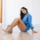 Lexington Bootie - Latte Suede