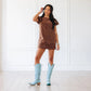 Reverie Knee High Corset - Powder Blue