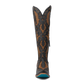 Reverie Knee High Corset - Jet Black and Burnt Caramel
