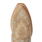 Reverie Knee High Corset - Latte Suede and Powder Blue
