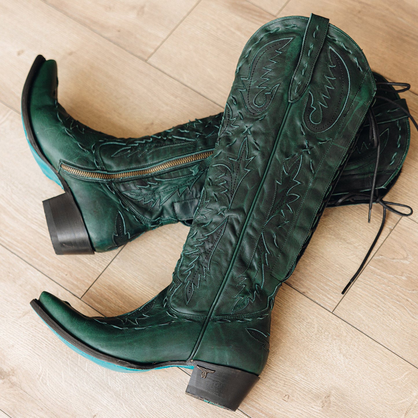 Reverie Knee High Corset - Emerald Green