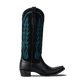 Black Skylight Carbon Croc Cowboy Boot