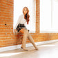 Lexington OTK Corset - Latte Suede