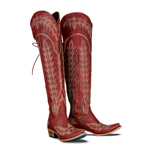 Smoldering Ruby Lexington OTK Boots