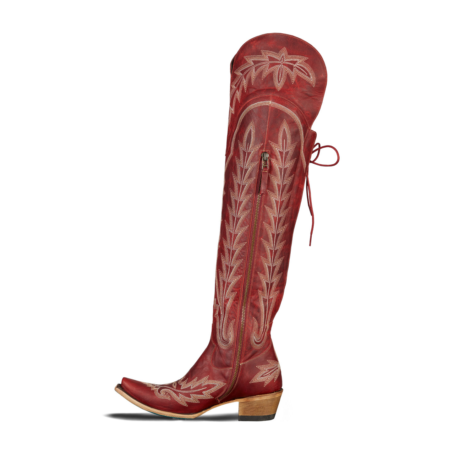Lexington OTK Corset - Smoldering Ruby