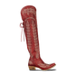 Smoldering Ruby Lexington over-the-knee boot
