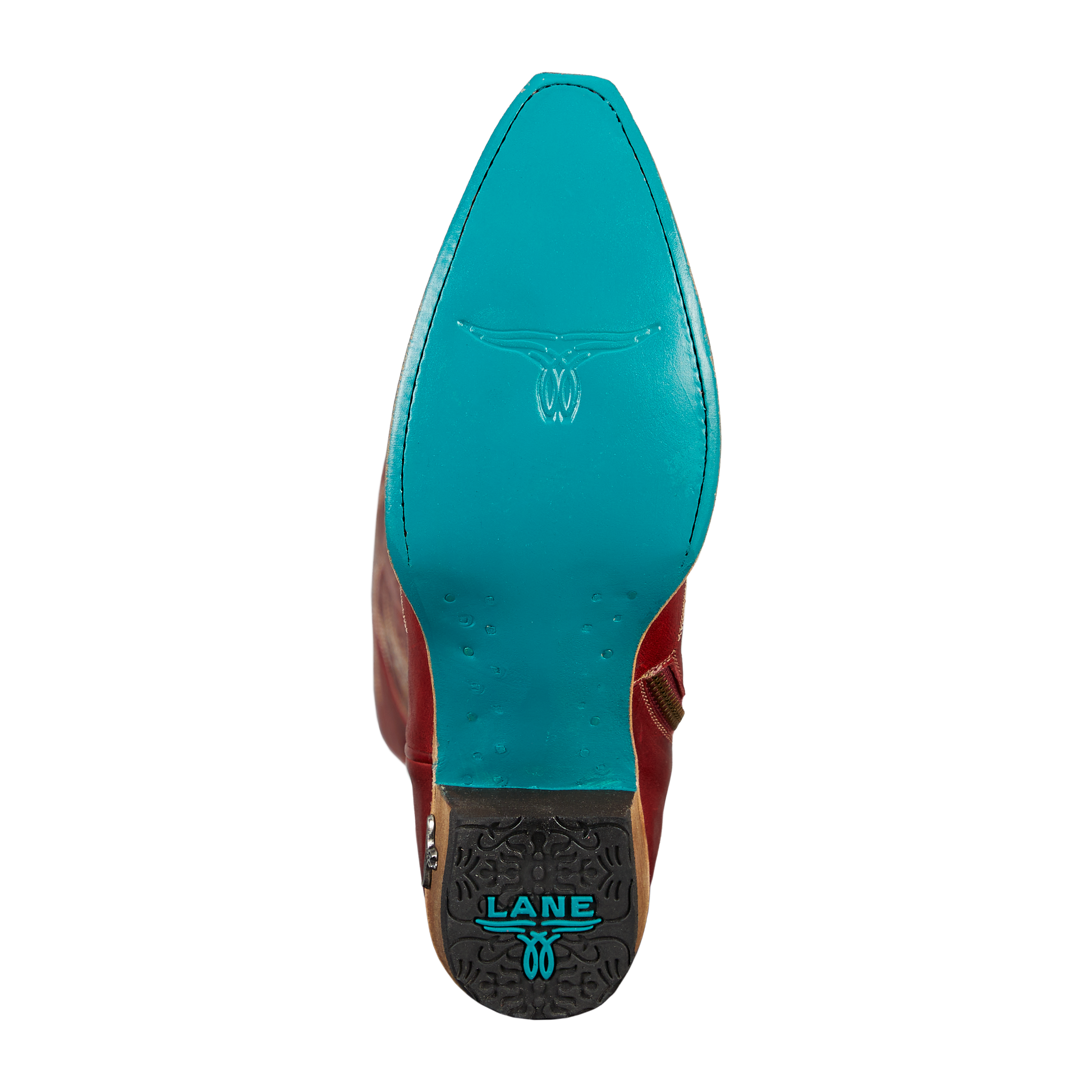 Lane Lexington Smoldering Ruby boot sole view