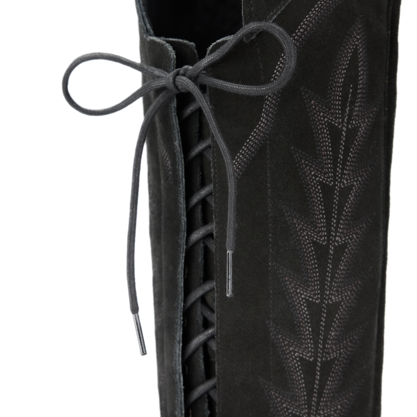 Lexington OTK Corset - Soft Black Suede