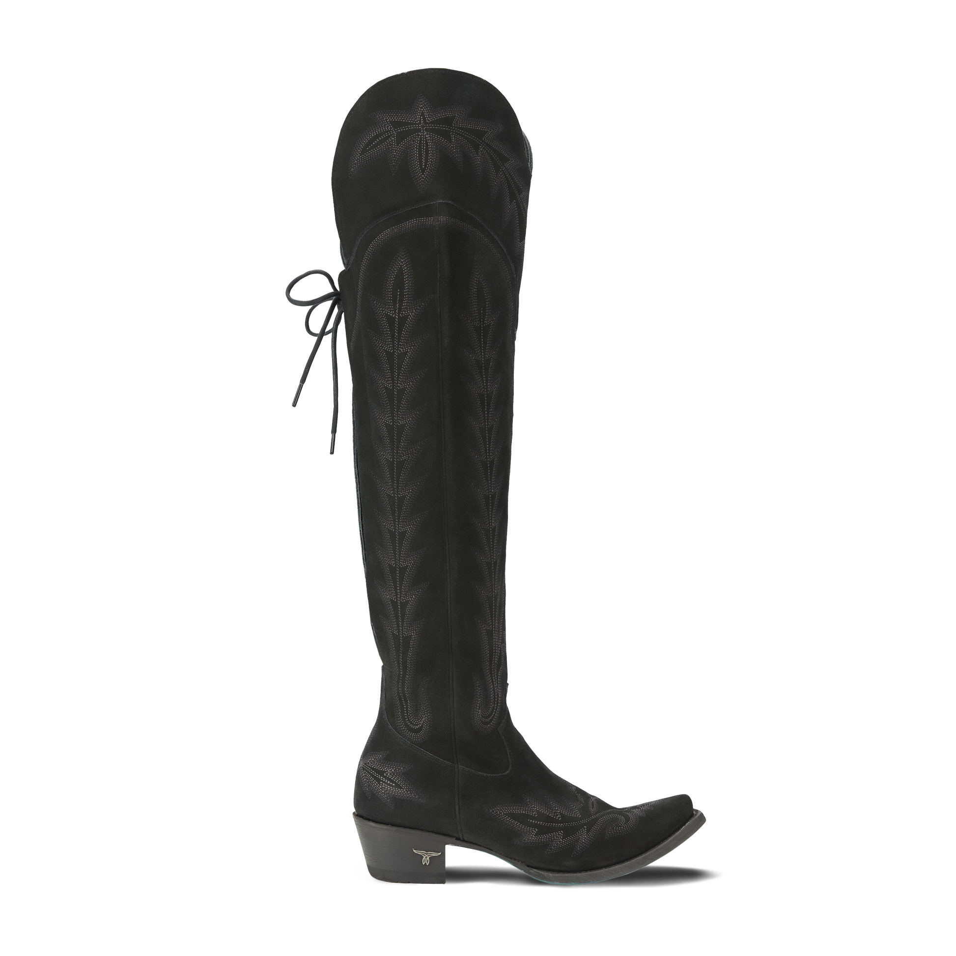 Black suede Lexington OTK PS4 boot