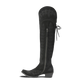 Lexington OTK Corset - Soft Black Suede