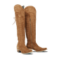 Toffee Lexington OTK roughout boots